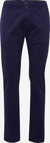 GUESS JEANS Regular Chinohousut värissä sininen: etupuoli