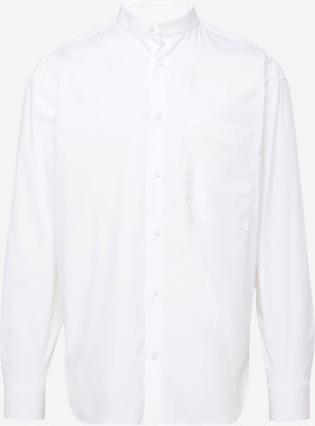 Calvin Klein Regular fit Button Up Shirt in White: front