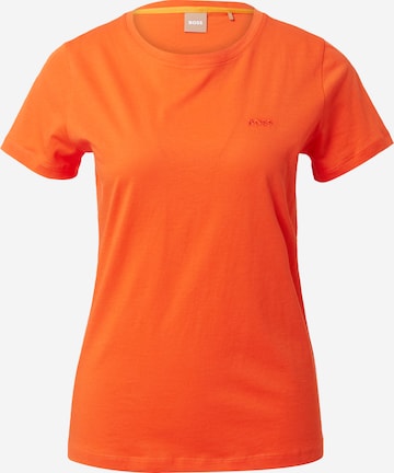 Maglietta 'Esogo' di BOSS Orange in arancione: frontale