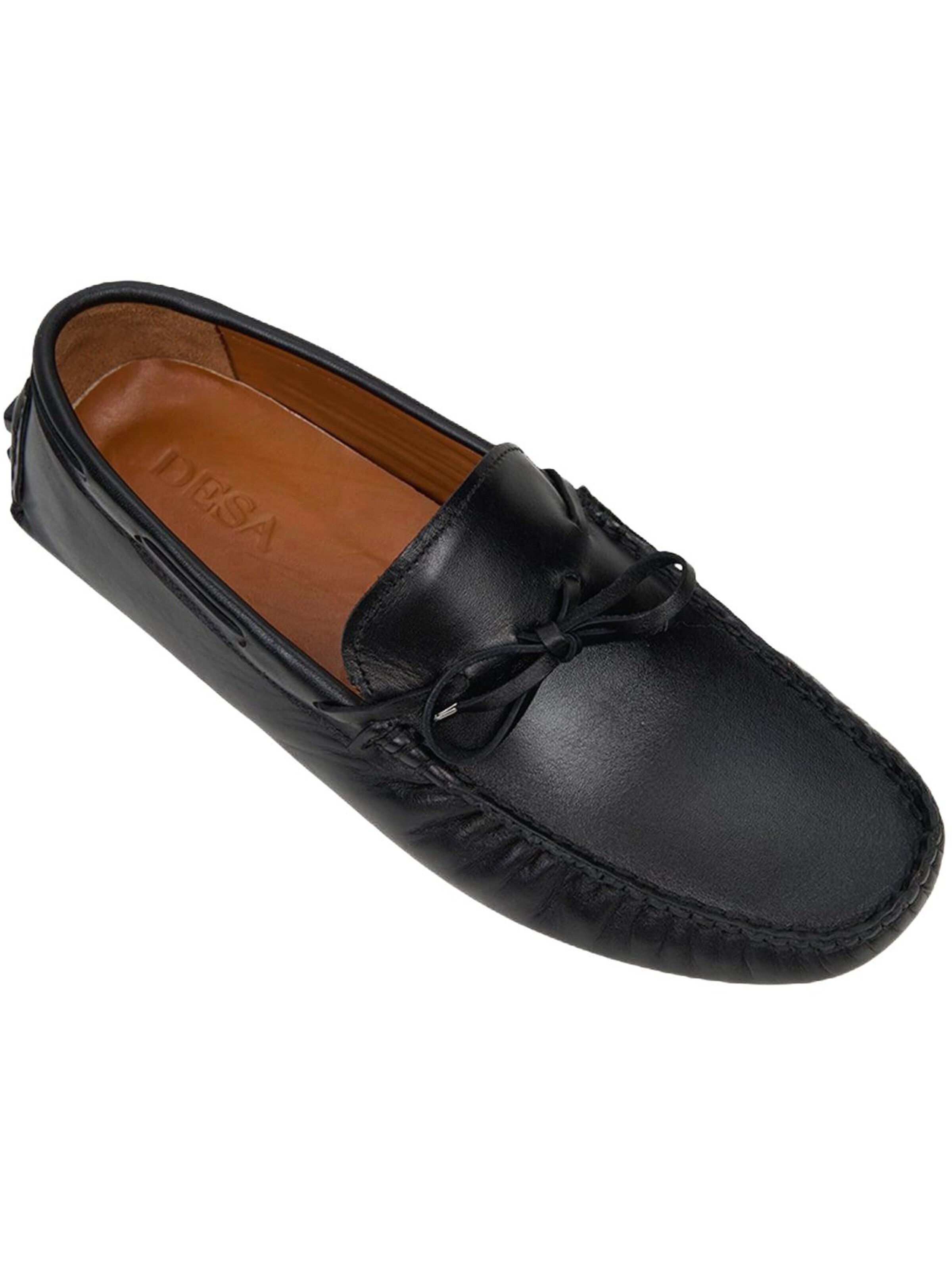 Mocassin 'Slipper' Desa en noir