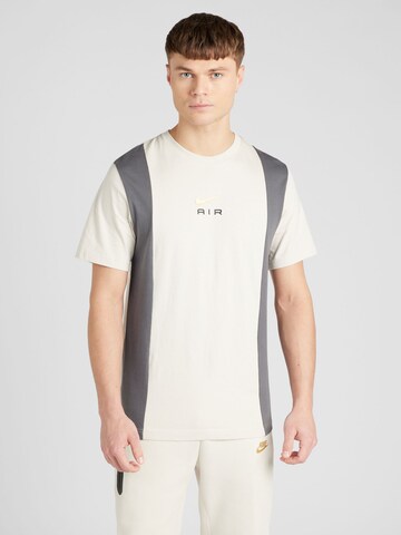 Nike Sportswear - Camisa 'AIR' em branco: frente