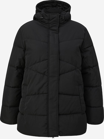 TRIANGLE Winter jacket in Black: front