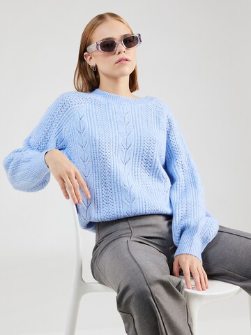 Pull-over QS en bleu : devant