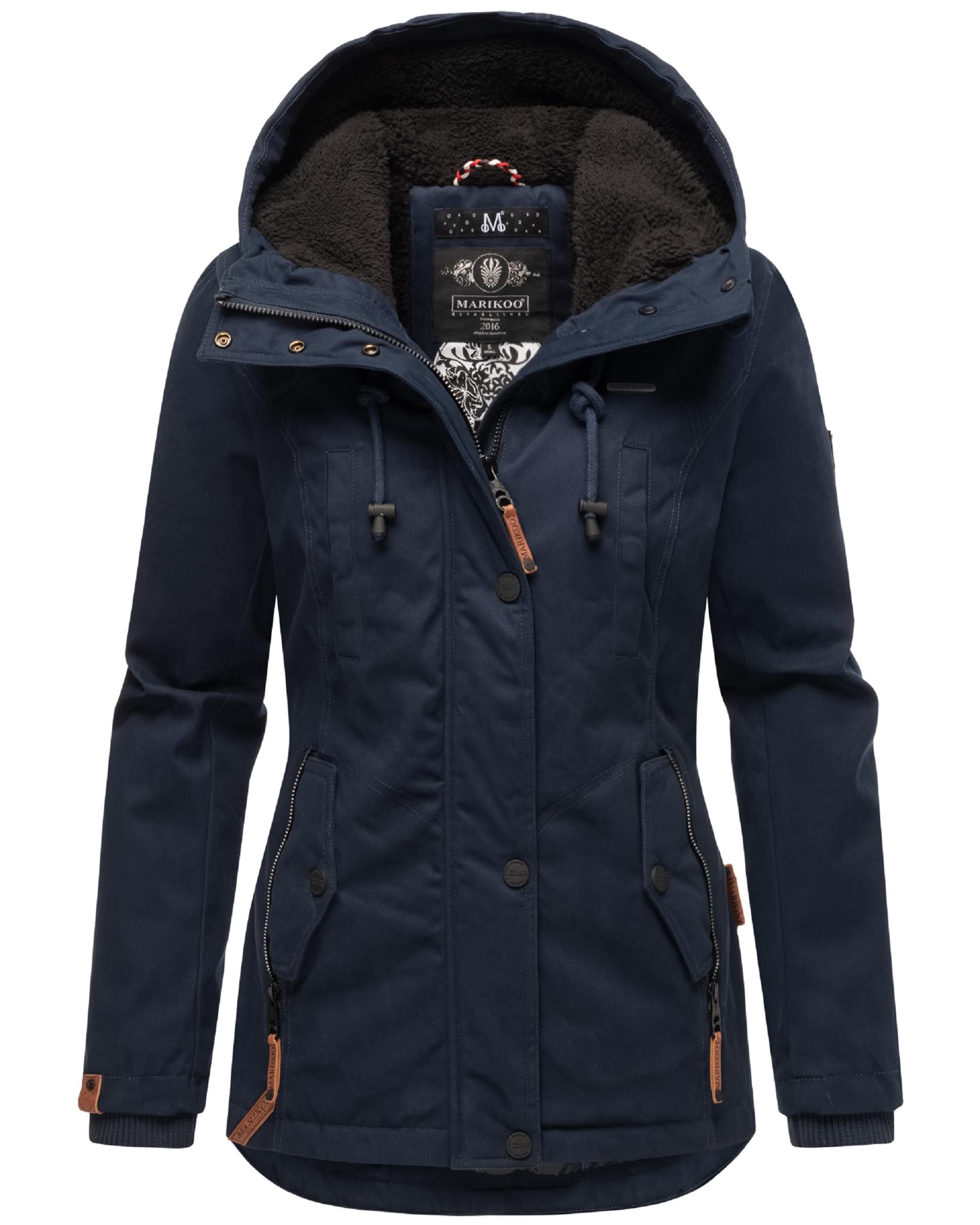 Parka invernale 'Bikoo' di MARIKOO in blu: frontale