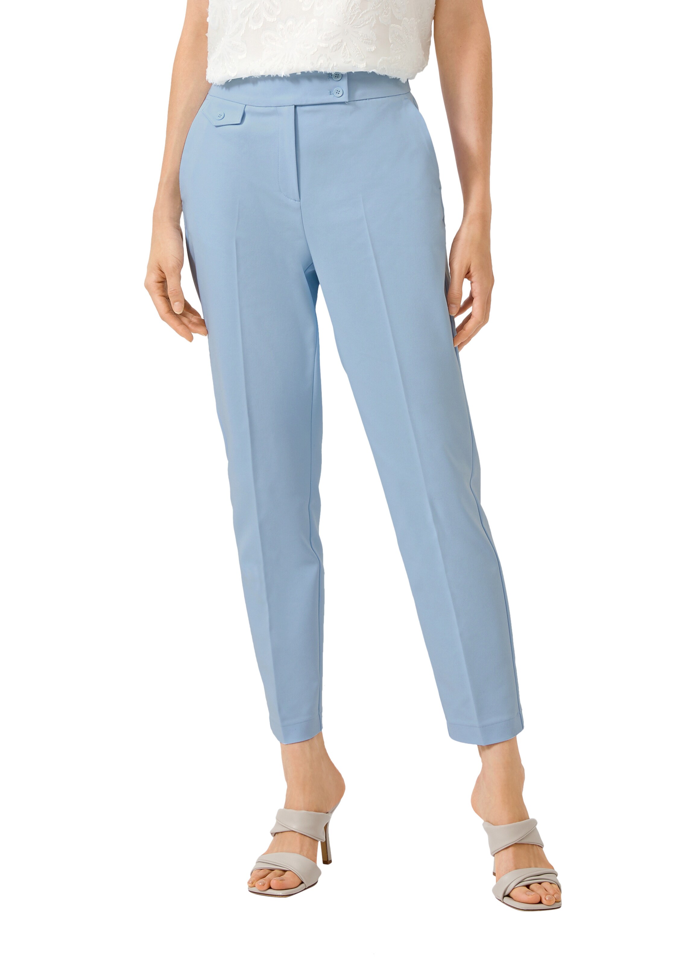 s.Oliver Slimfit Hose in Blau: Vorderseite