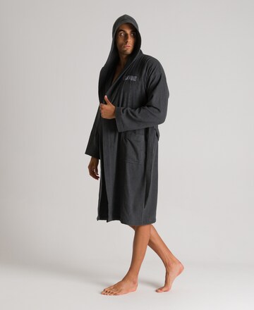 ARENA Bathrobe short 'ZEPPELIN LIGHT' in Grey