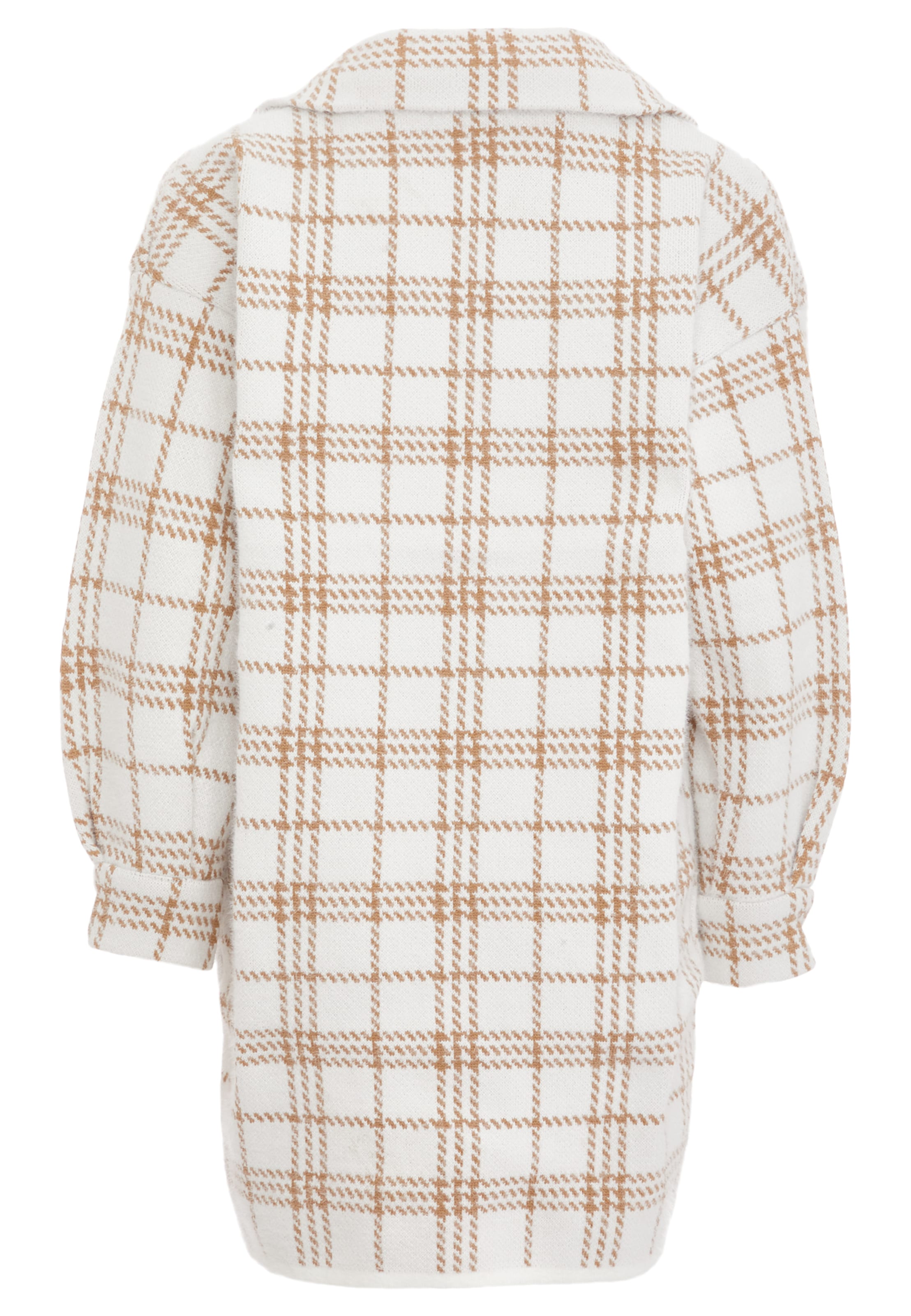 CARNEA Вязаное пальто в Белый