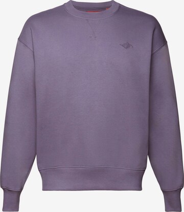 Sweat-shirt ESPRIT en violet : devant