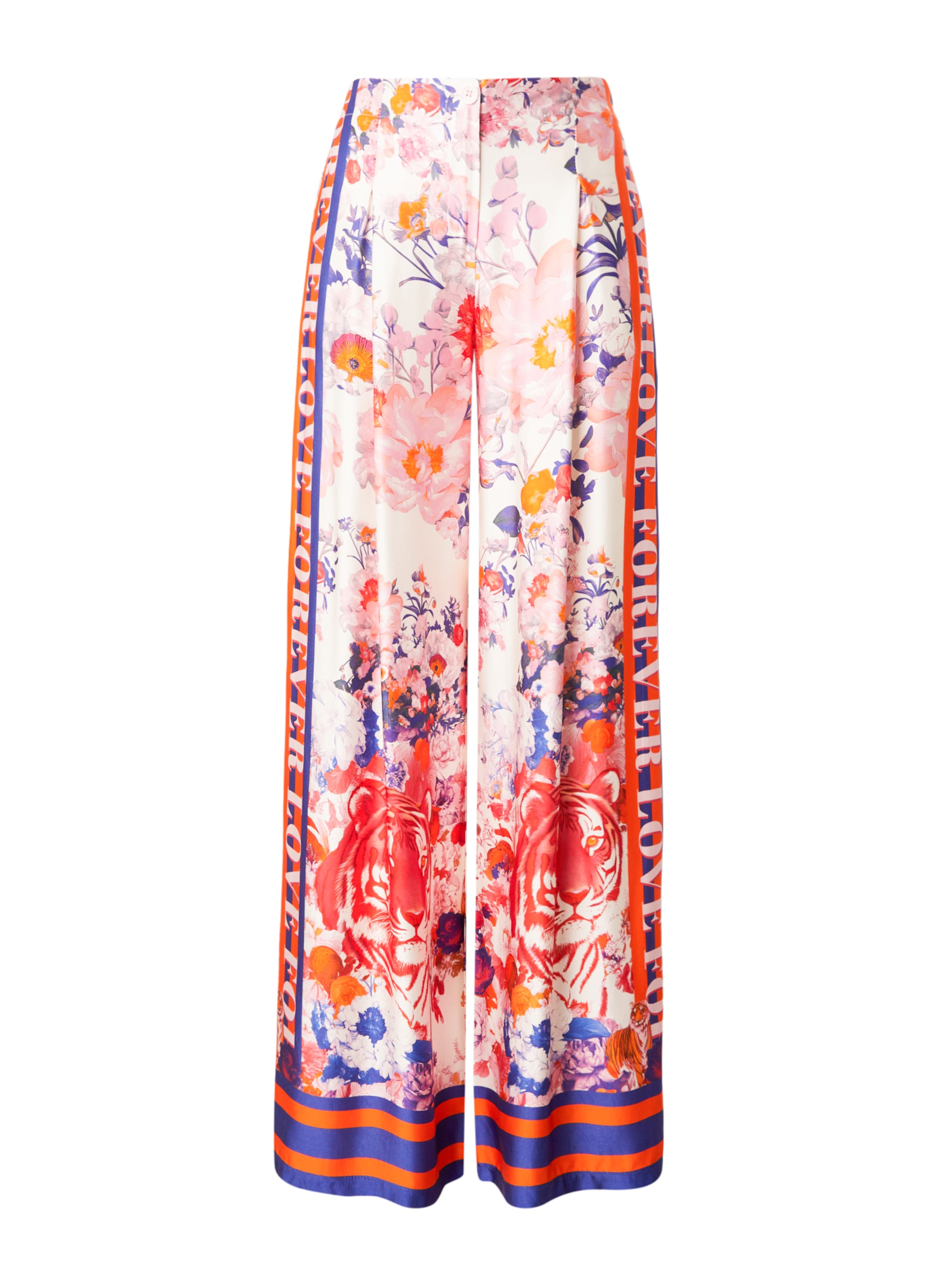 miss goodlife - Pierna ancha Pantalón en blanco: frente