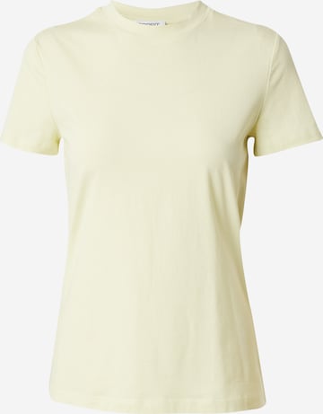 T-shirt ESPRIT en jaune : devant