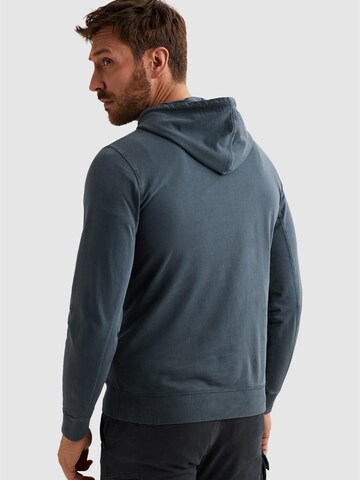Felpa 'Hoodie with garment-dye wash and artwork' di PME Legend in blu