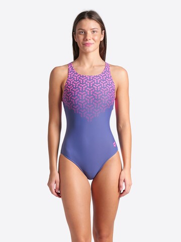 ARENA Bralette Sports swimsuit 'Kikko' in Blue: front