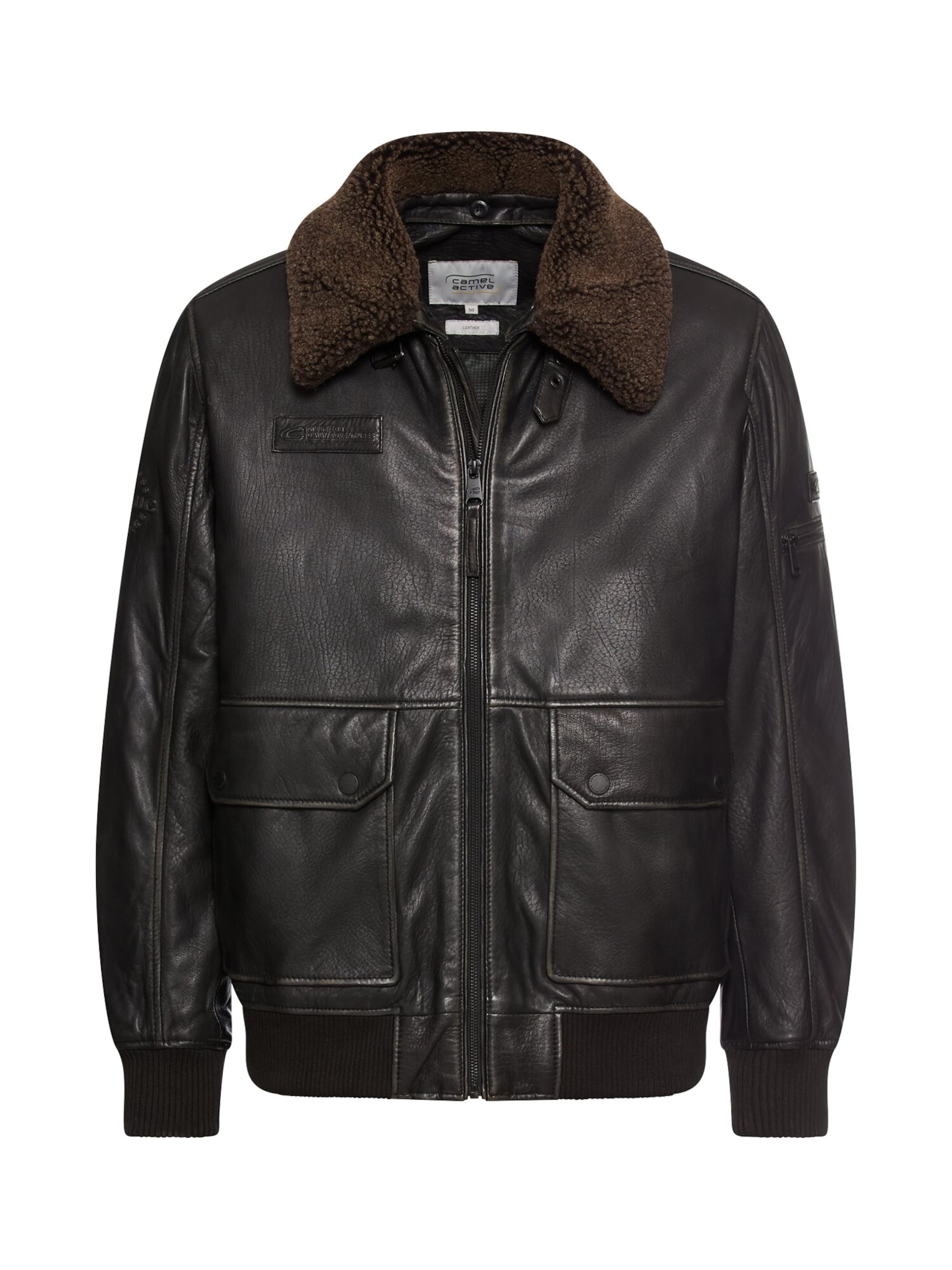 camel active 430800/7U64 Giacca, Grau, 25 Uomo