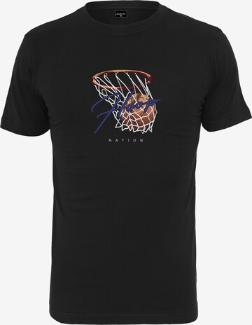 MT Men Shirt 'Hoop Nation' in Black: front