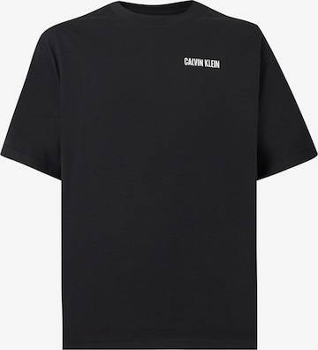 Calvin Klein Jeans - Camisa 'CALVIN OR NTHING' em preto: frente