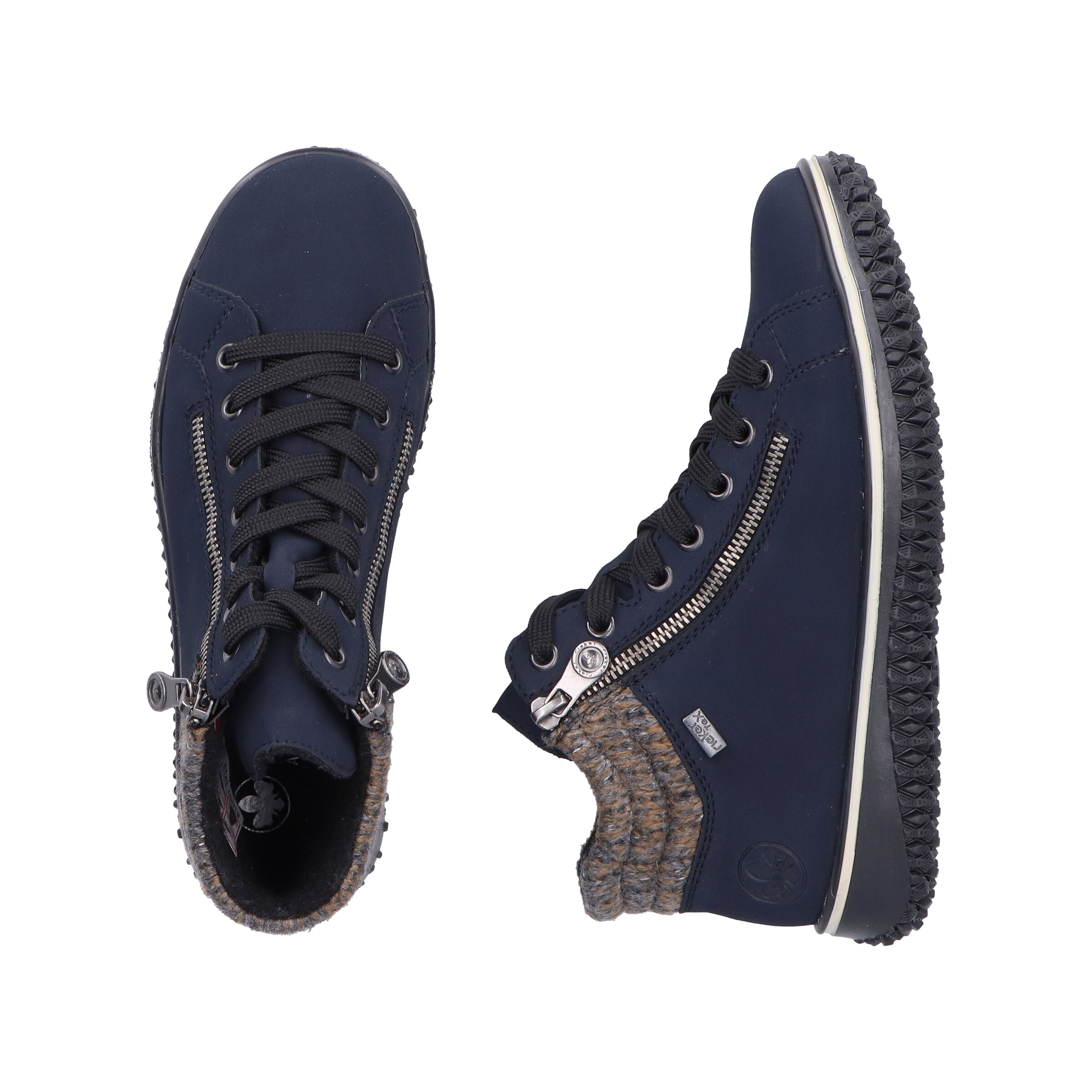 Bottes à lacets 'Z4263' Rieker en bleu