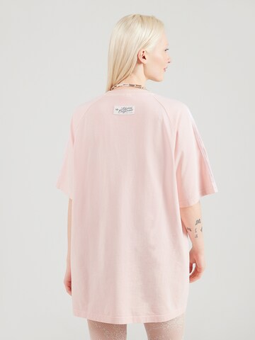 Tricou 'RINGER' de la ADIDAS ORIGINALS pe roz