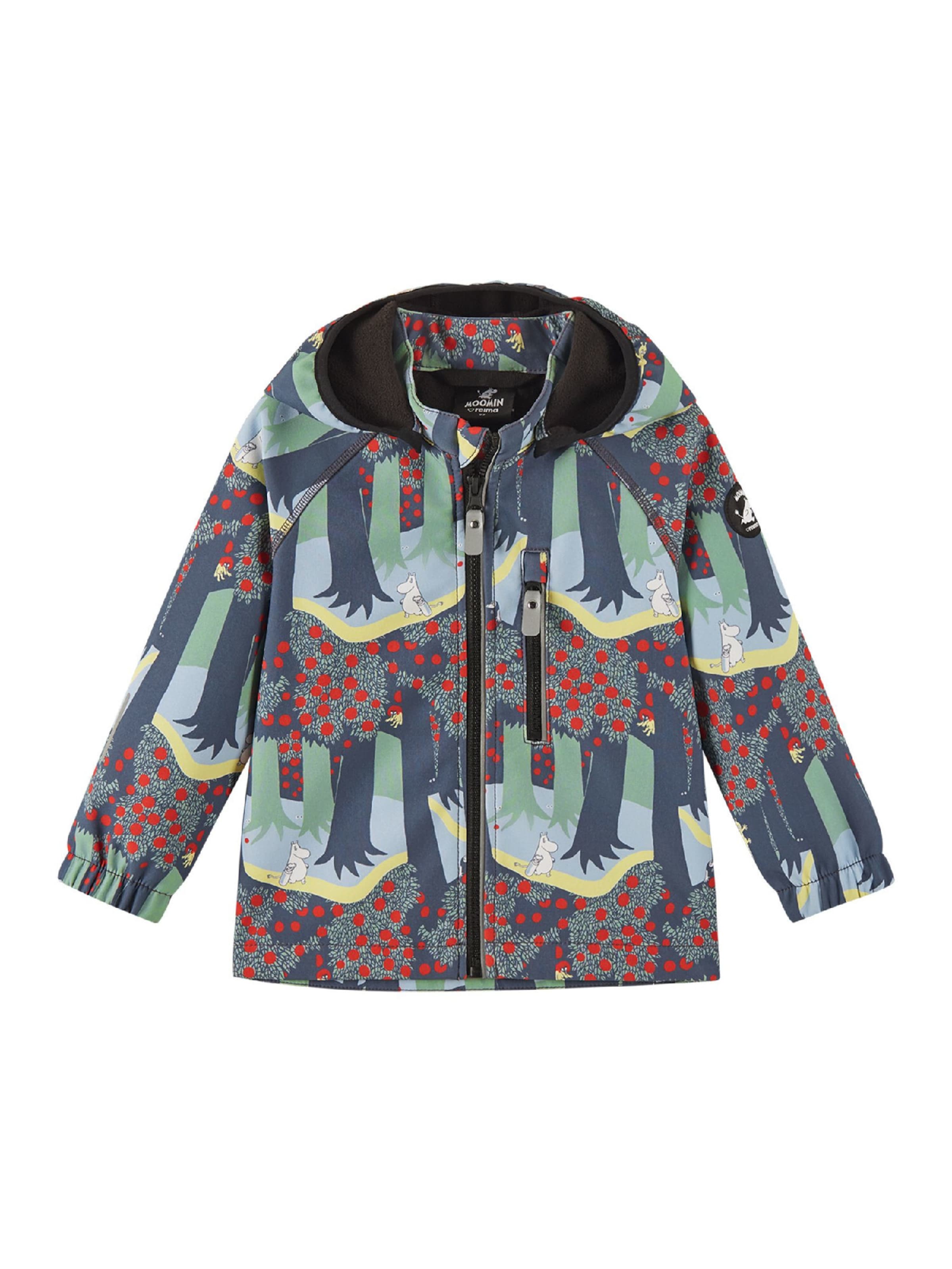 Reima Outdoorjas 'Moomin Vantti' in Gemengde kleuren: voorkant
