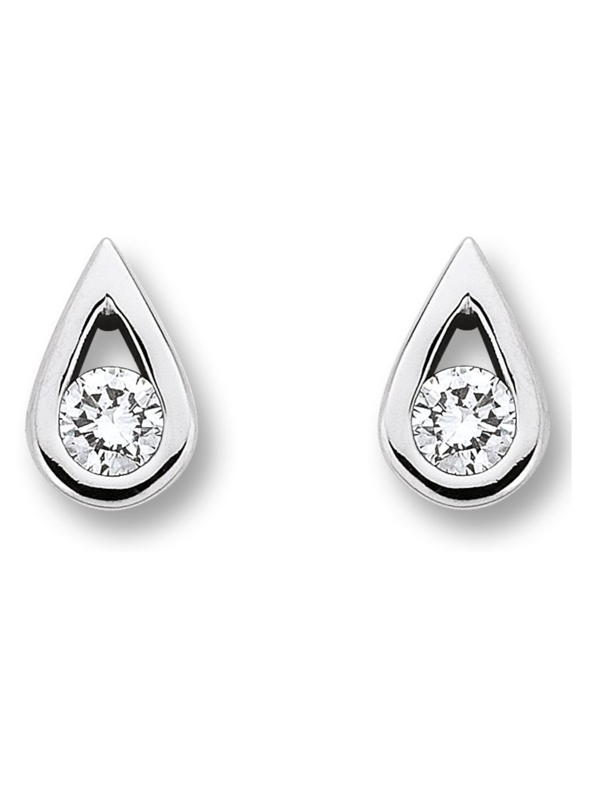 ONE ELEMENT Ohrringe in Silber: Vorderseite