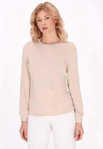 usha WHITE LABEL - Blusa en beige: frente