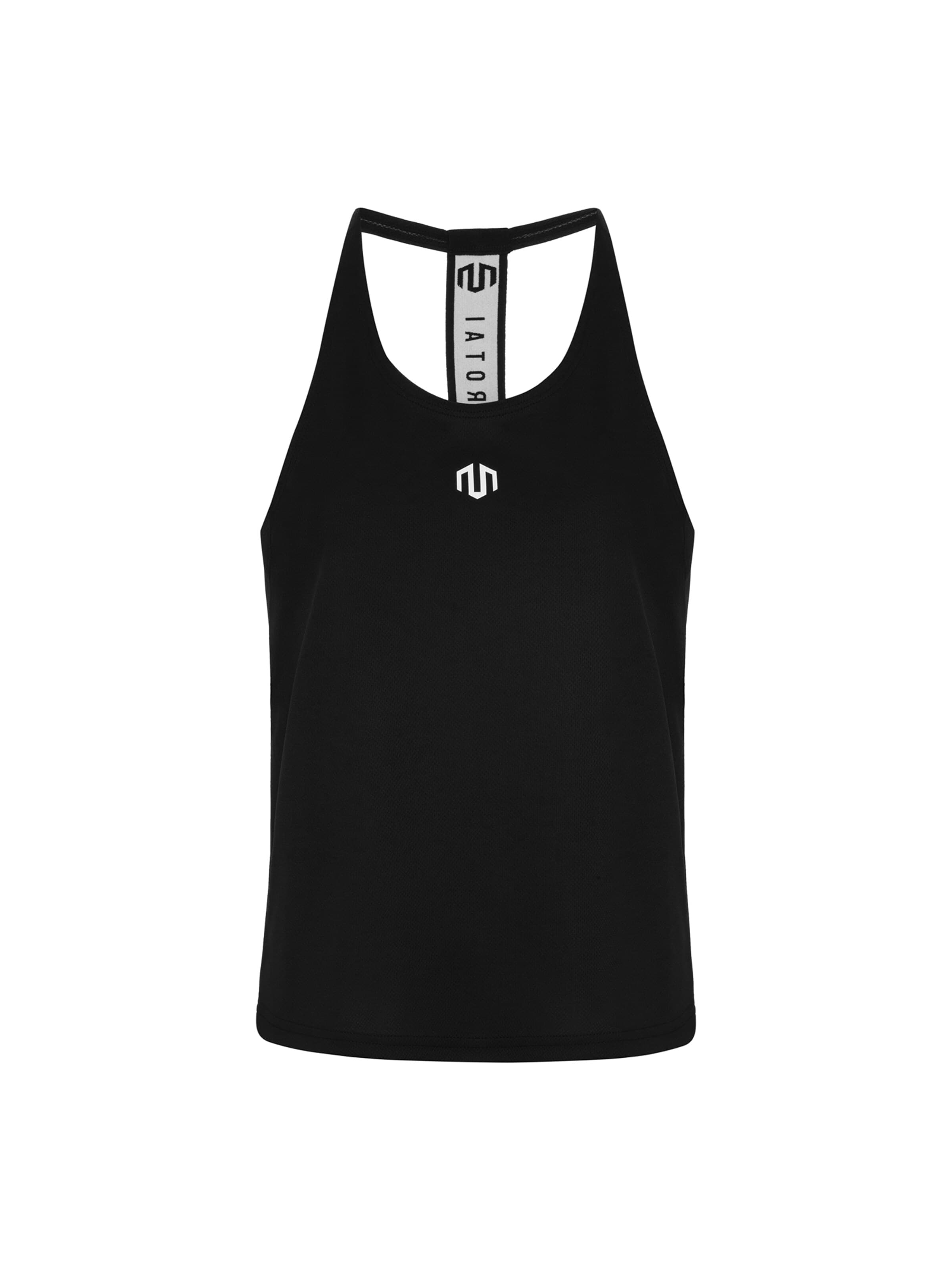 MOROTAI Sporttop 'Stringer' in Zwart: voorkant