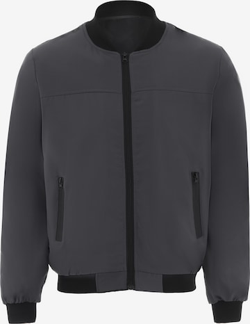 HOMEBASE Between-Season Jacket in Grey: front