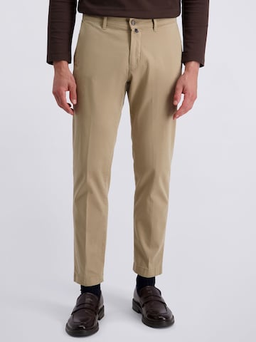Regular Pantalon chino 'Calais' PIERRE CARDIN en beige : devant