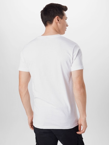 Mister Tee - Camiseta 'Flamingo' en blanco