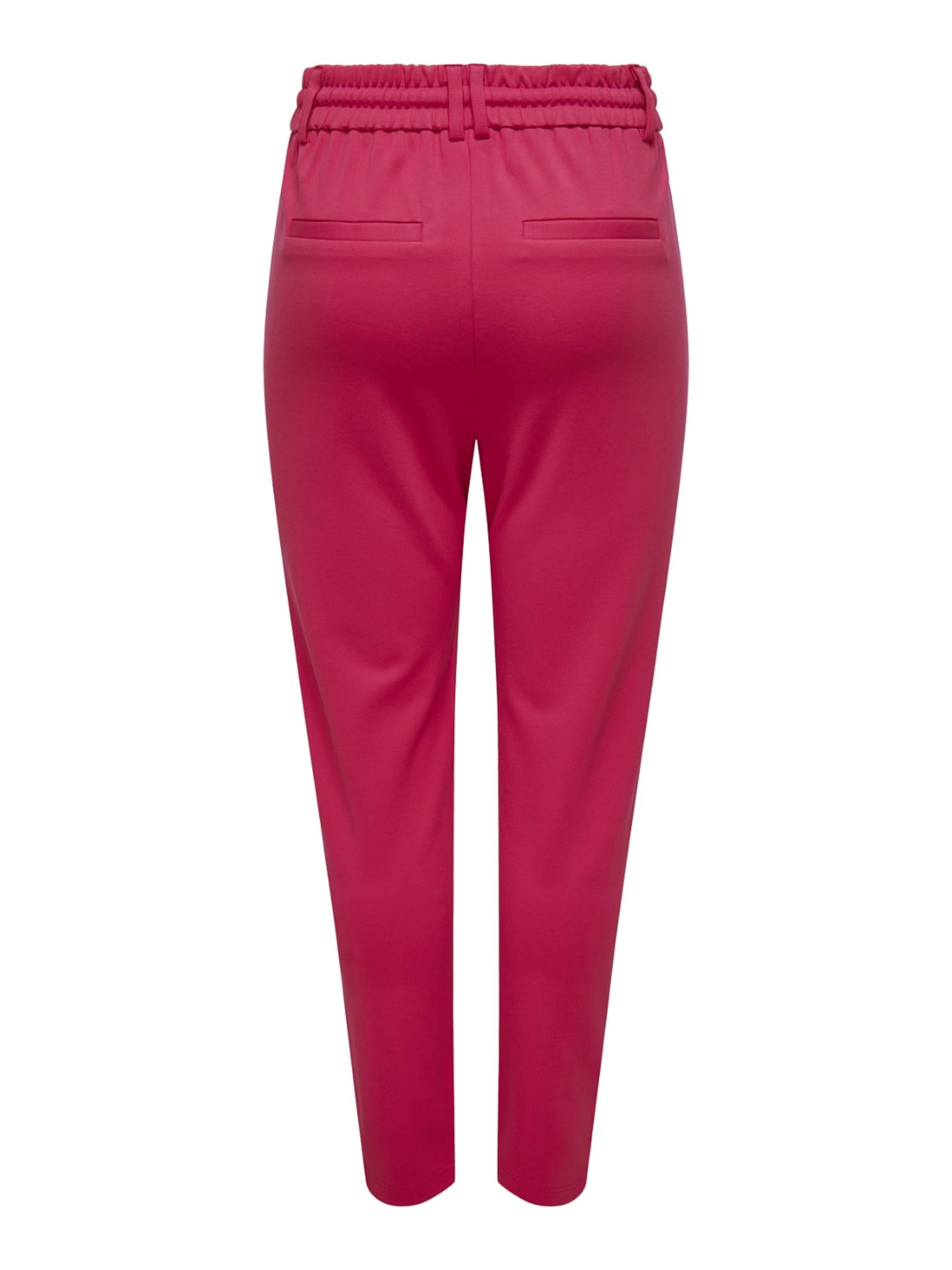 ONLY Slim fit Pleat-front trousers 'Poptrash' in Pink