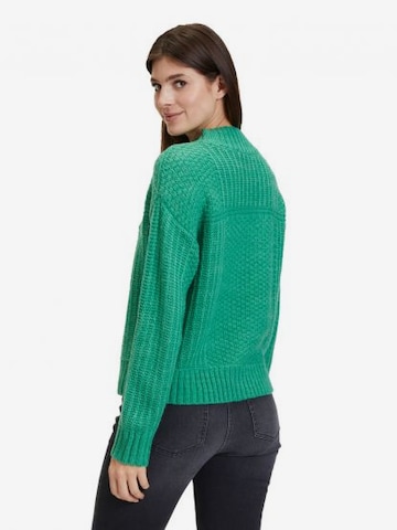Betty & Co Grobstrick-Pullover mit Struktur in Grün