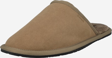 BOSS Black Slipper in Beige: front