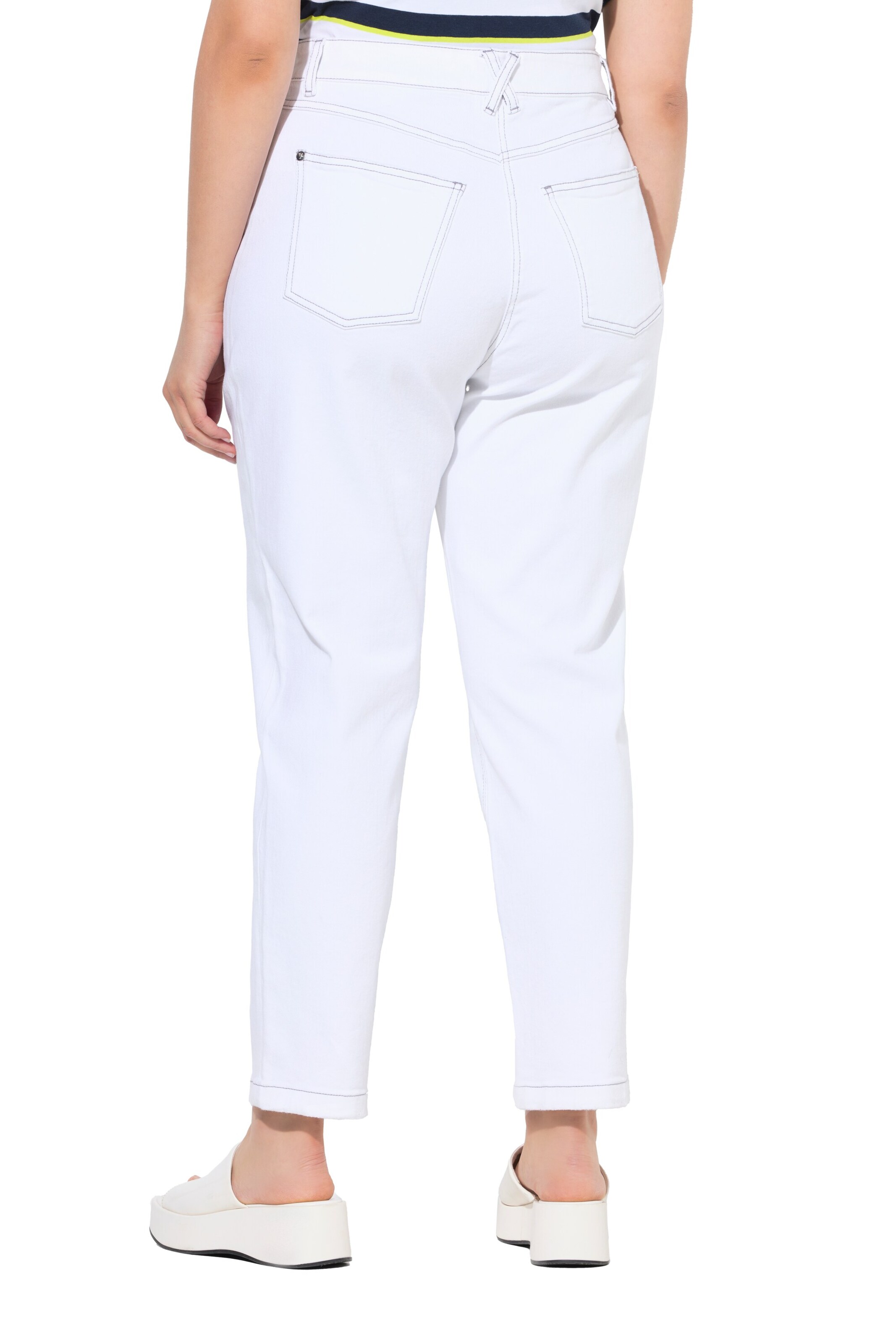 Ulla Popken Regular Jeans in Wit