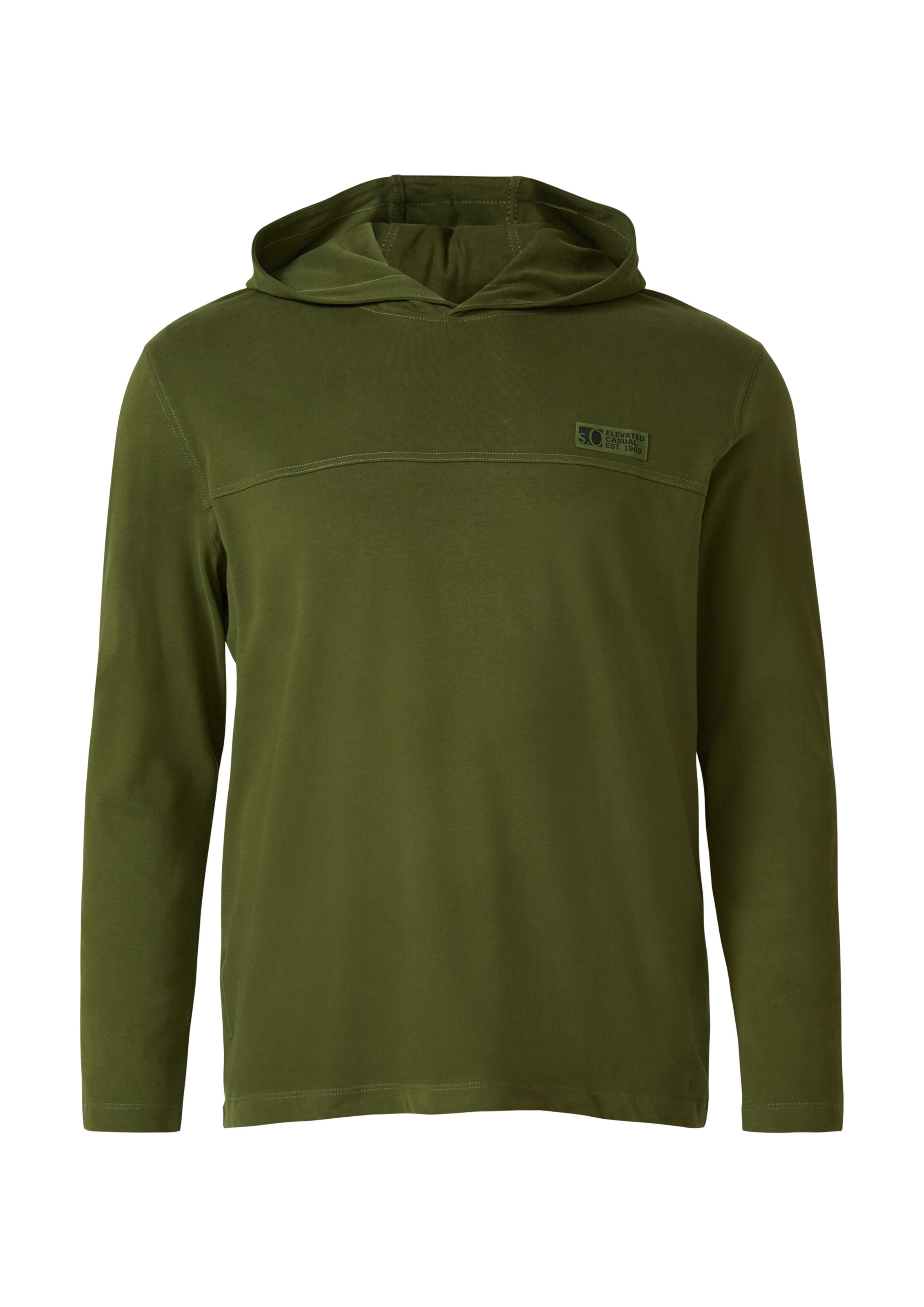 s.Oliver Men Big Sizes Shirt in Grün: Vorderseite