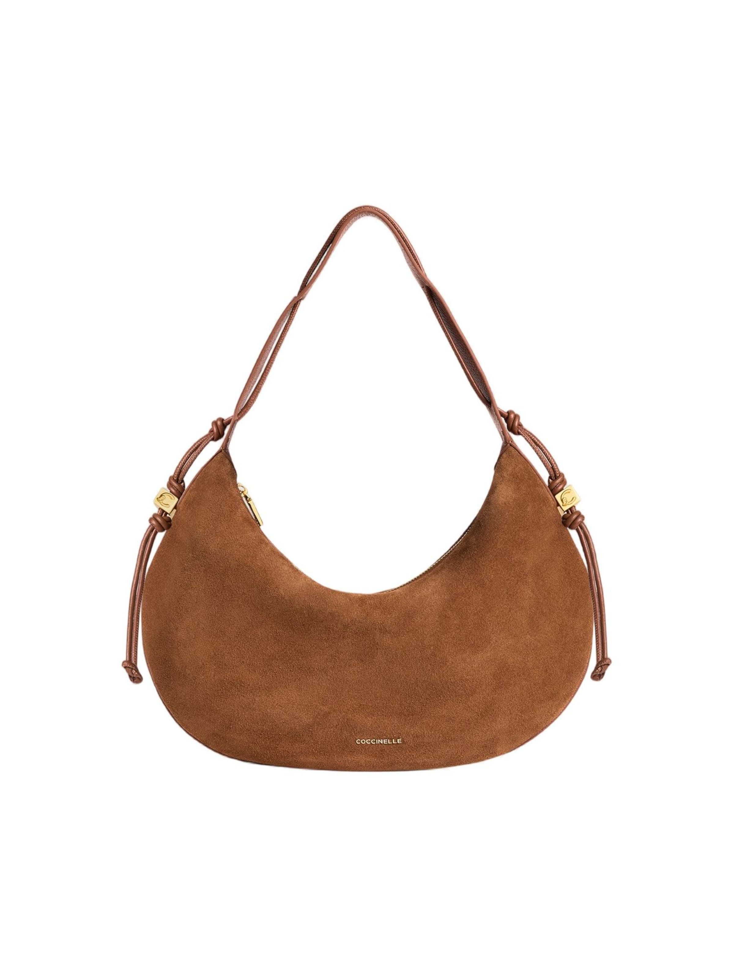 Coccinelle Schultertasche 'Thess 2'‌‌‌‌ in Braun: Vorderseite