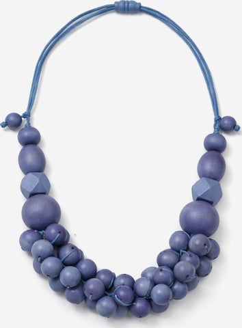 COLLEZIONE ALESSANDRO Necklace 'Bea' in Blue: front