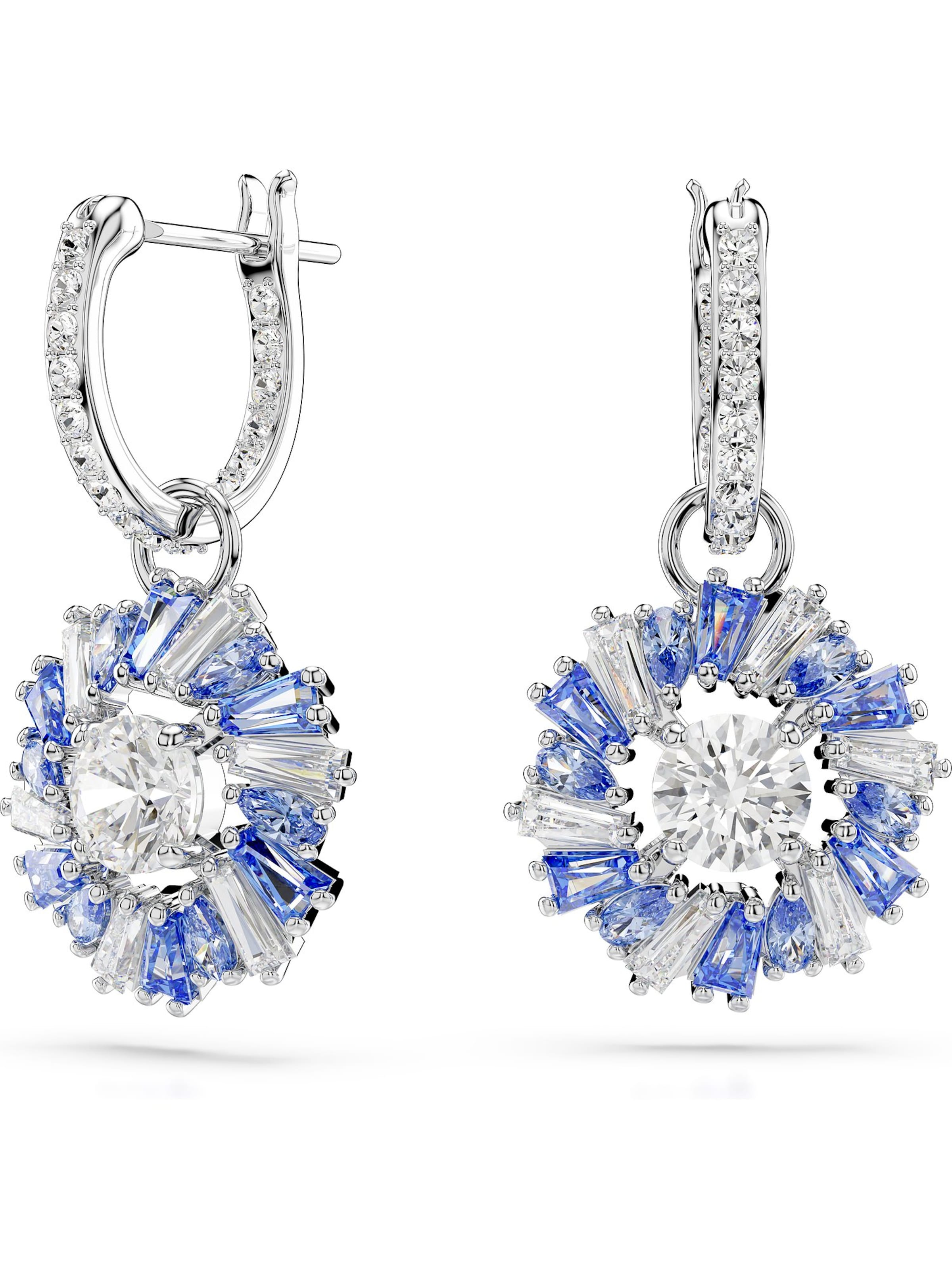 Swarovski Earrings in Silver: front