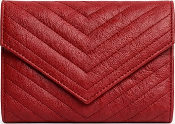 Pochette 'Valey Red Silver' Sellenes en rouge : devant