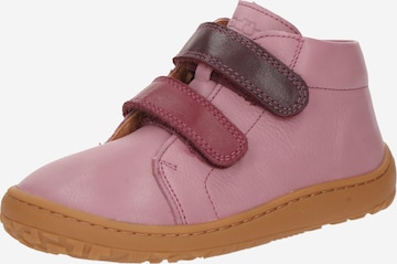 rožinė Froddo Pirmieji vaiko vaikščiojimo bateliai: priekis