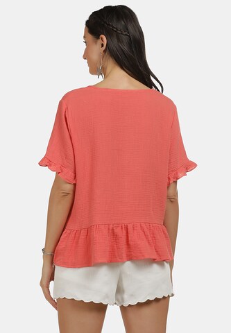 IZIA Blouse in Oranje