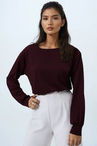 Trend Alaçatı Stili Tričko – fialová