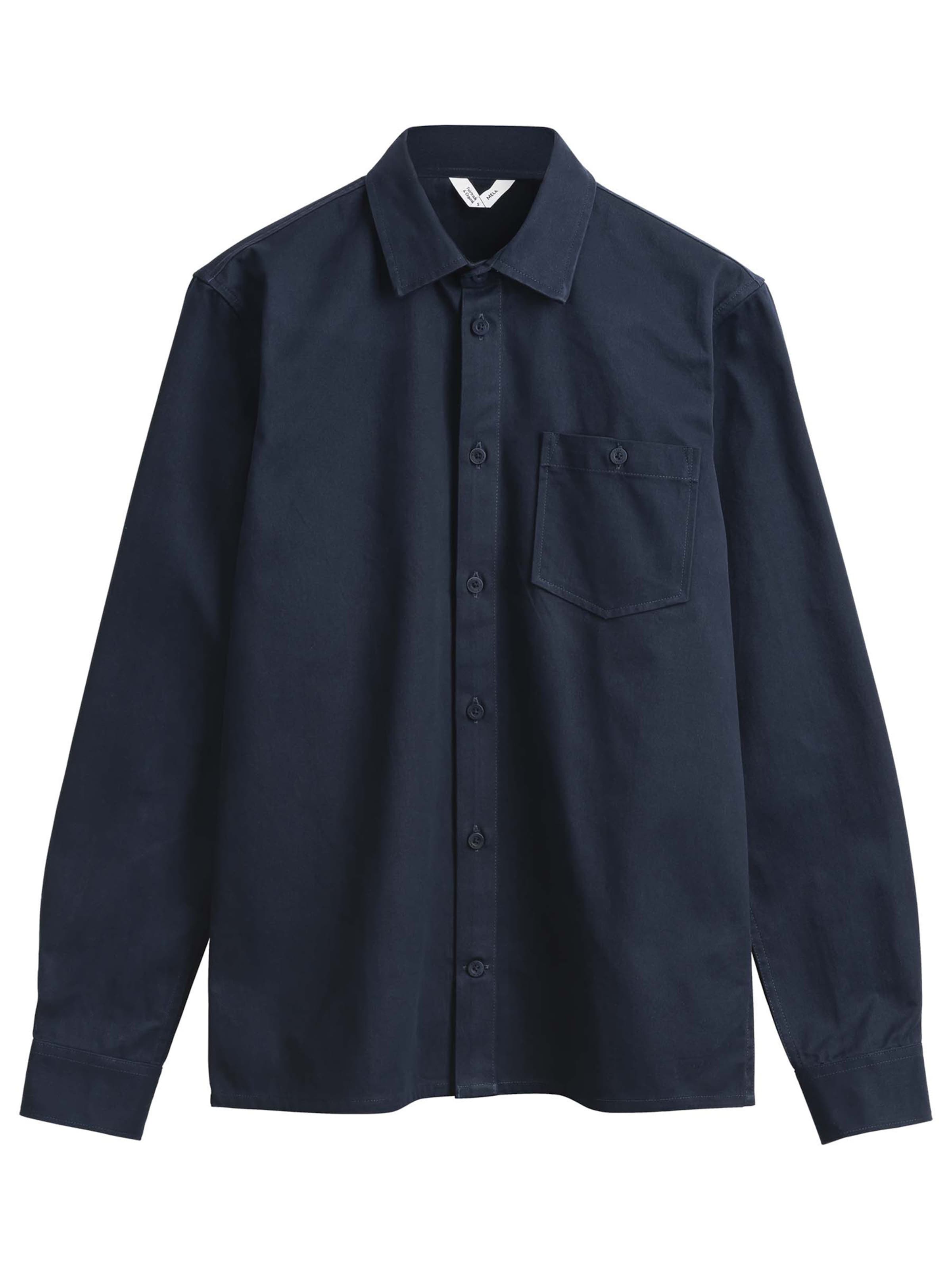 MELA Средняя посадка Рубашка 'Ashutosh' в Синий: спереди