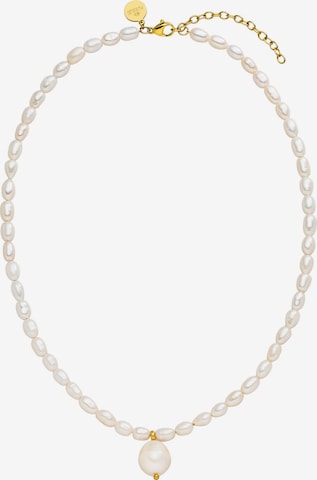 PURELEI Kette 'Pearlfection' in Weiß: Vorderseite
