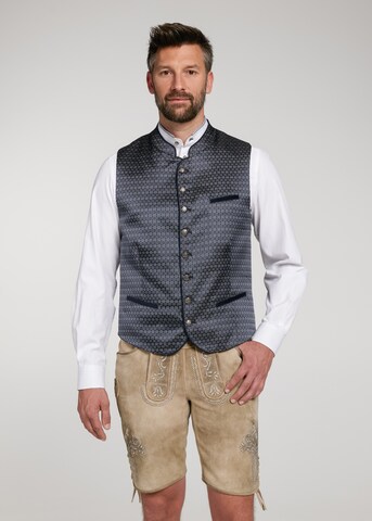 SPIETH & WENSKY Traditional Vest 'Wörthersee' in Grey: front