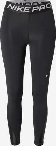 NIKE Skinny Παντελόνι φόρμας σε μαύρο: μπροστά