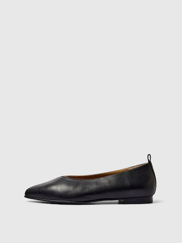 SELECTED FEMME Ballerina in Zwart: voorkant