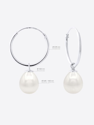 Ateliers Saint Germain - Pendientes 'SAINT CYPRIEN' en blanco