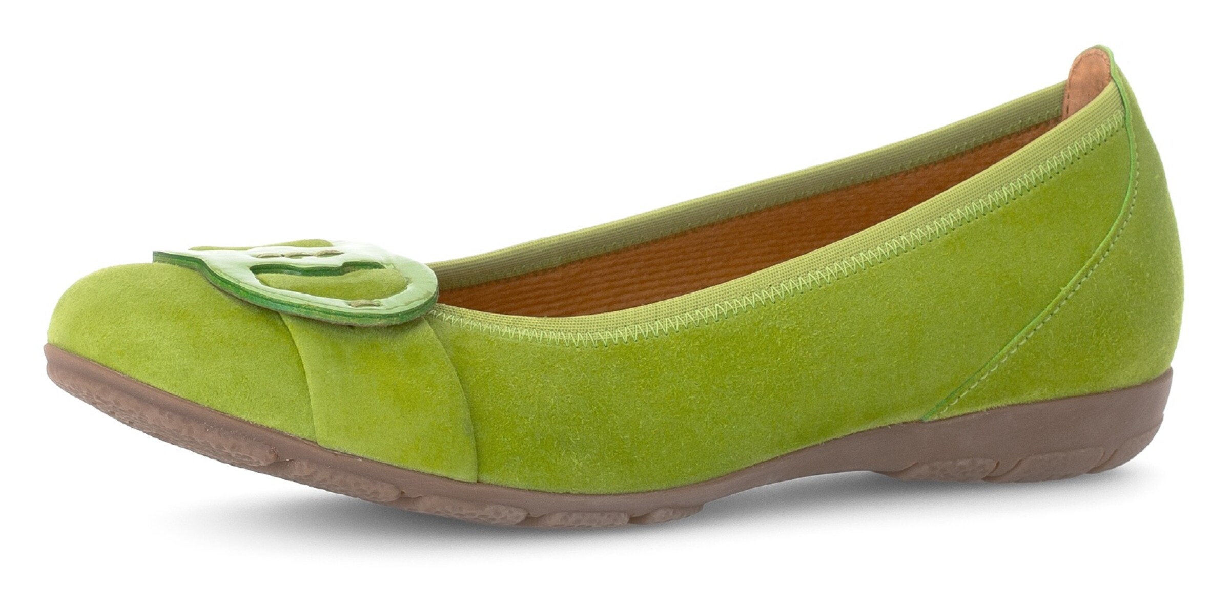 GABOR Ballet Flats in Green: front