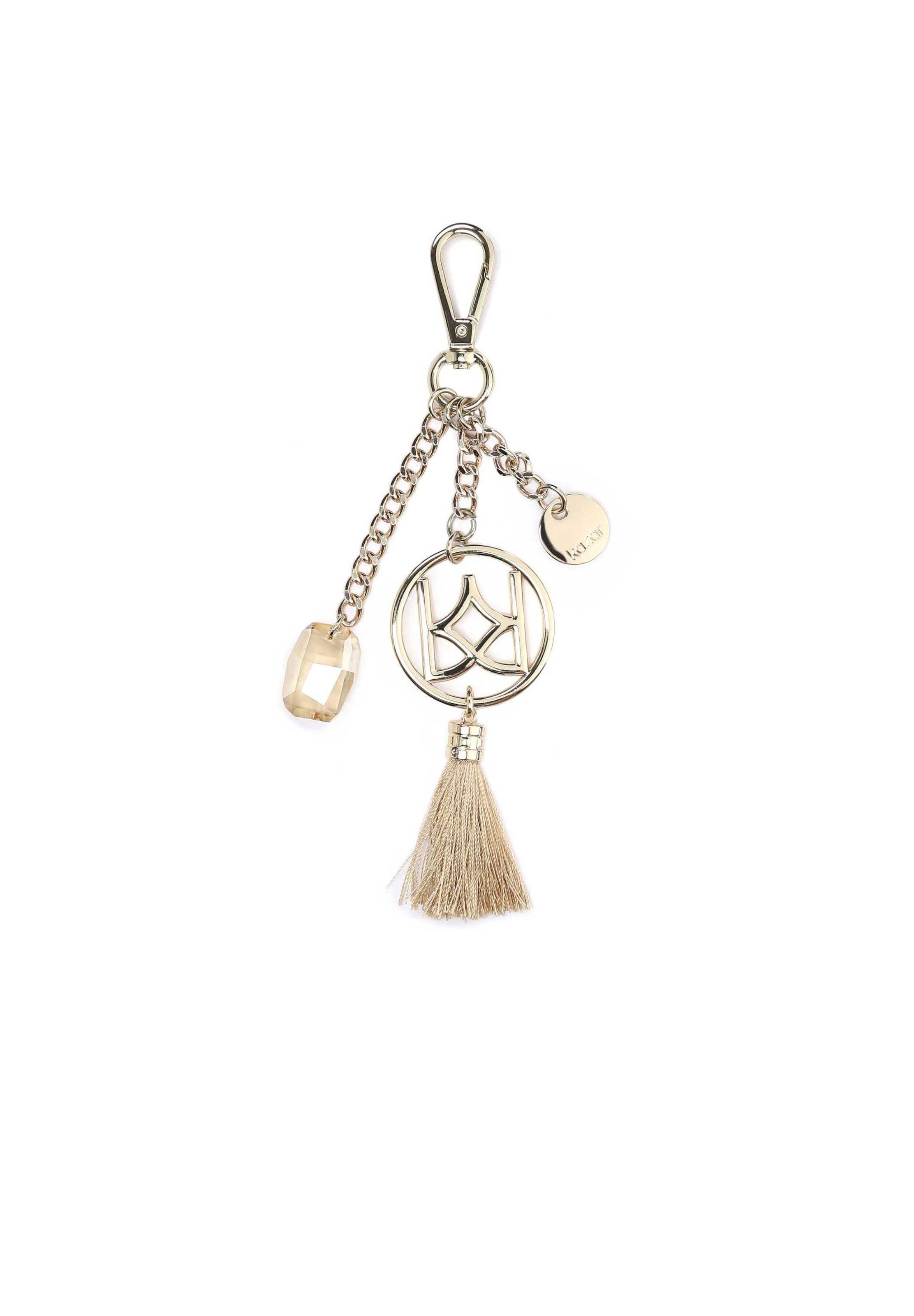 Porte-clés Kazar en beige : devant