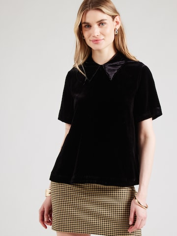 & Other Stories Bluse in Schwarz: Vorderseite