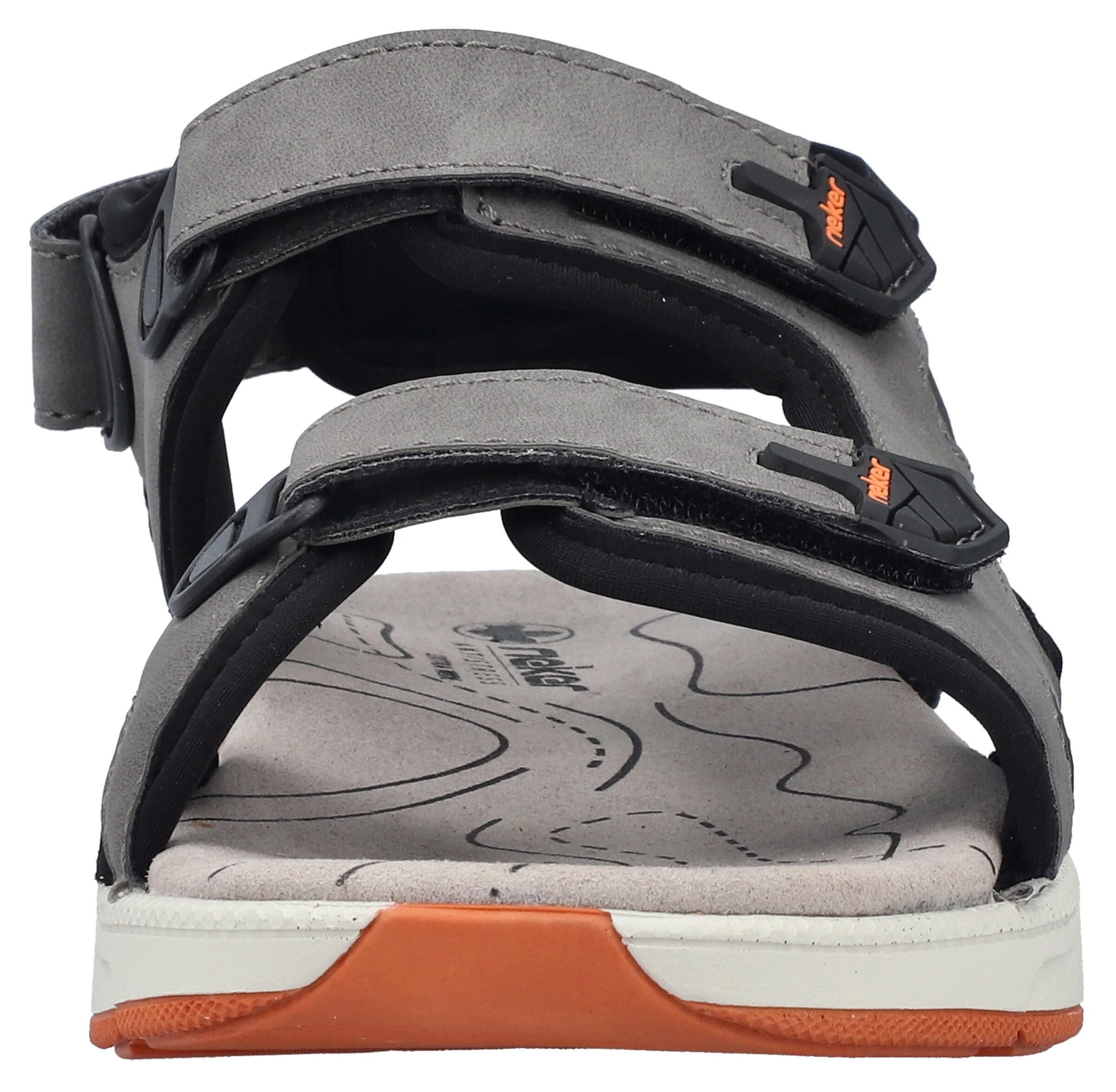 Rieker Hiking Sandals in Grey
